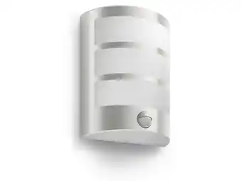 Hubo Philips myGarden Python LED wandlamp met PIR inox aanbieding
