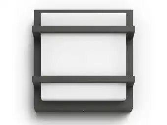 Hubo Philips Petronia LED wandlamp 12W antraciet aanbieding