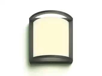 Hubo Philips Samondra LED wandlamp 12W antraciet aanbieding