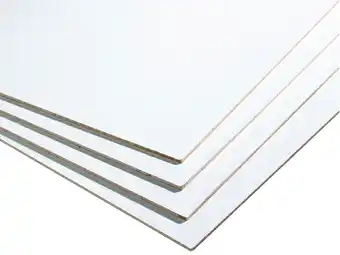 Hubo MDF plaat 244x122 cm 3mm wit aanbieding