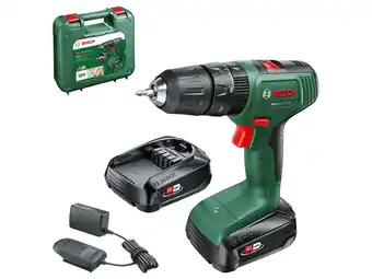 Hubo Bosch EasyImpact 18V-40 accu klopboorschroefmachine 18V Li-Ion met 2 batterijen + lader aanbieding