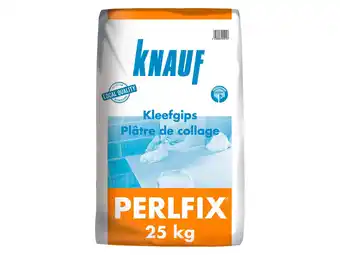Hubo Knauf Kleefgips Perlfix 25kg aanbieding