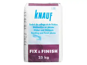 Hubo Knauf Fix & Finish pleister 25kg aanbieding