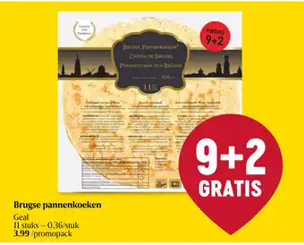 Delhaize Brugse pannenkoeken Geal aanbieding