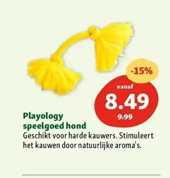 Maxi Zoo Playology speelgoed hond aanbieding