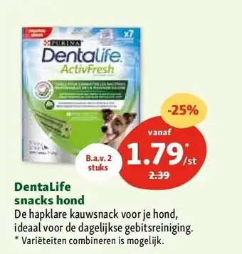 Maxi Zoo DentaLife snacks hond aanbieding