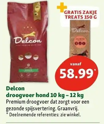 Maxi Zoo Delcon droogvoer hond 10 kg - 12 kg aanbieding