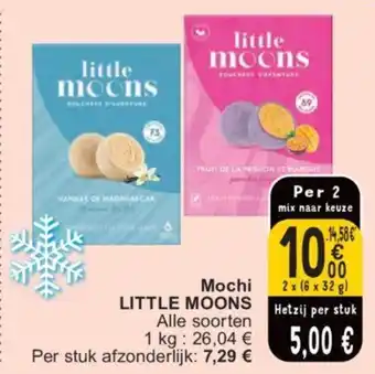 Cora Mochi LITTLE MOONS 2 x (6 x 32g) aanbieding