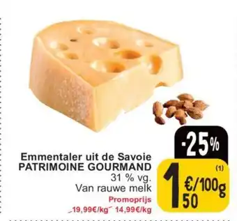 Cora Emmentaler uit de Savoie PATRIMOINE GOURMAND 100g aanbieding
