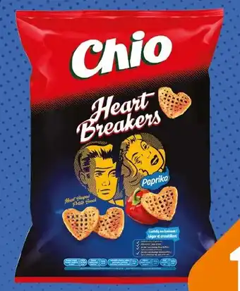 OKay Chio heartbreakers paprika 100g aanbieding
