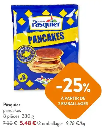 OKay Pasquier pancakes 8 pieces 280g aanbieding