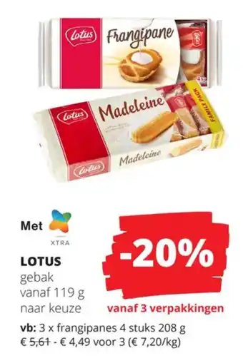 Spar Colruyt LOTUS aanbieding