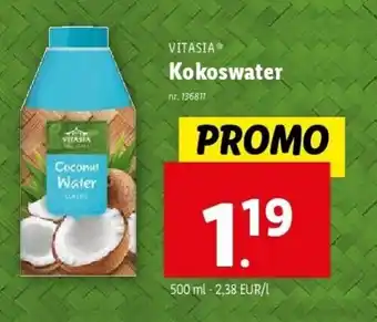 Lidl Kokoswater aanbieding