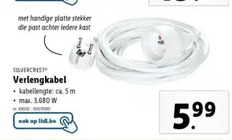 Lidl Verlengkabel aanbieding