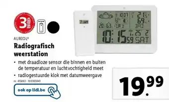 Lidl Radiografisch weerstation aanbieding