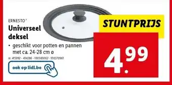 Lidl Universeel deksel aanbieding