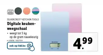 Lidl Digitale keukenweegschaal aanbieding