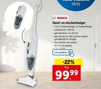 Hand- en steelstofzuiger