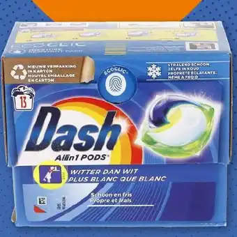 Dash all-in-1 pods blanc que blanc