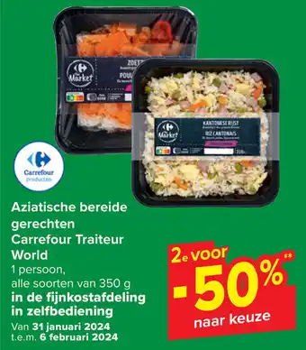 Carrefour Market Aziatische bereide gerechten aanbieding