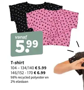 Wibra T-shirt aanbieding