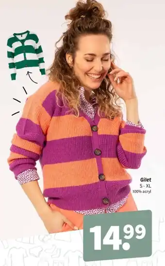 Wibra Gilet aanbieding