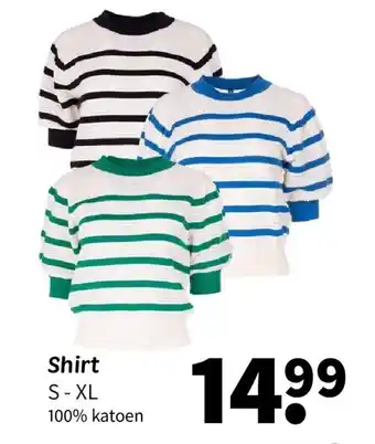 Wibra Shirt aanbieding