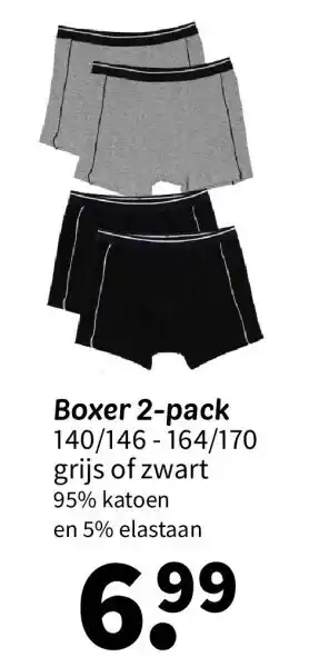 Wibra Boxer 2-pack aanbieding