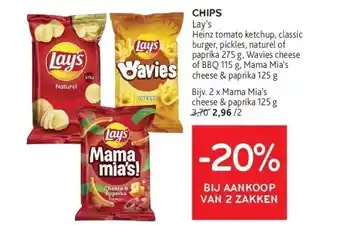 Alvo CHIPS Lay’s aanbieding