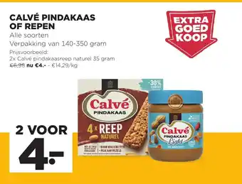 Calve pindakaas of repeen 140-350g