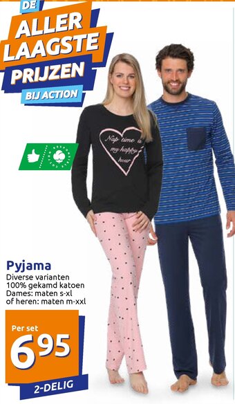 Action Pyjama aanbieding