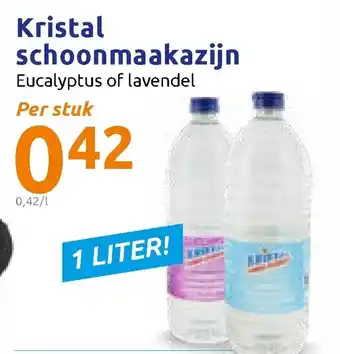 Action Kristal schoonmaakazijn 1L aanbieding