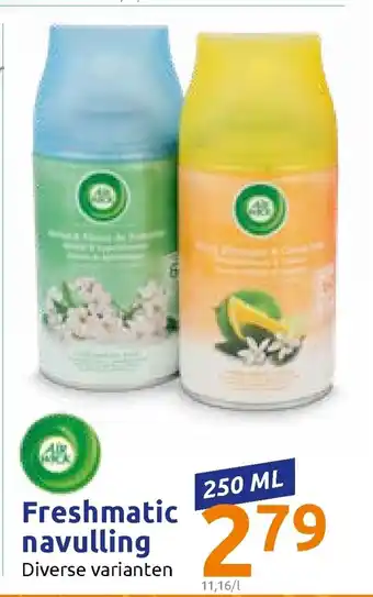 Action Freshmatic navulling 250ml aanbieding
