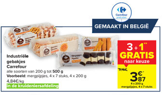 Carrefour Industriele gebakjes Carrefour aanbieding