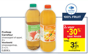 Carrefour Fruitsap Carrefour aanbieding