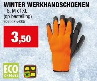 Hubo WINTER WERKHANDSCHOENEN aanbieding