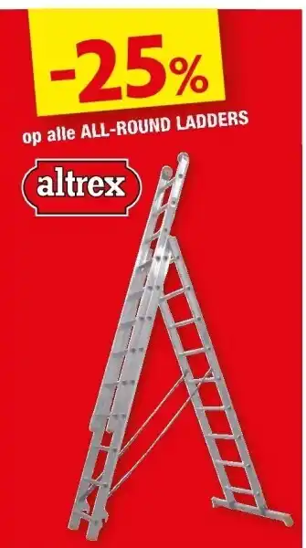 Hubo op alle ALL-ROUND LADDERS aanbieding