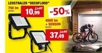 Hubo LEDSTRALER “DECOFLOOD” 750 lm aanbieding