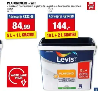 Hubo PLAFONDVERF - WIT aanbieding