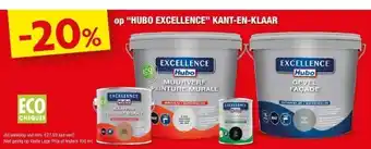 Hubo op “HUBO EXCELLENCE” KANT-EN-KLAAR aanbieding