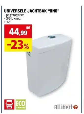 UNIVERSELE JACHTBAK “UNO”