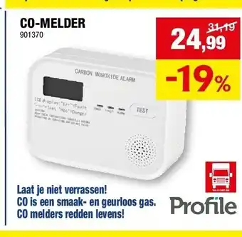 Hubo CO-MELDER aanbieding