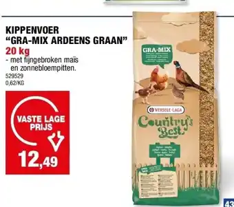 Hubo KIPPENVOER “GRA-MIX ARDEENS GRAAN” 20 kg aanbieding
