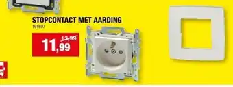 Hubo STOPCONTACT MET AARDING aanbieding