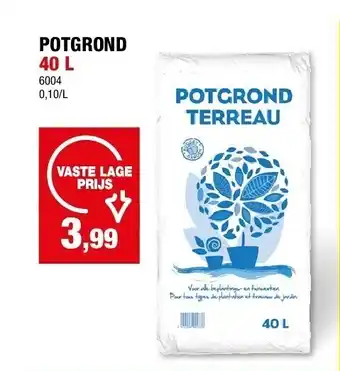 Hubo POTGROND 40 L aanbieding
