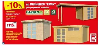 Hubo TUINHUIS “ERVIK I” 295 x 205 cm aanbieding