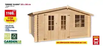 Hubo TUINHUIS “ALASKA” 325 x 265 cm aanbieding