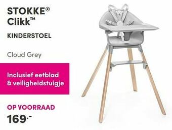 Baby & Tiener Stokke clikk kinderstoel aanbieding
