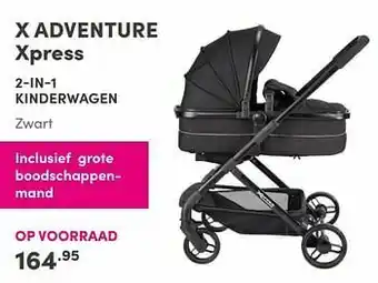 Baby & Tiener X adventure xpress 2-in-1 kinderwagen aanbieding