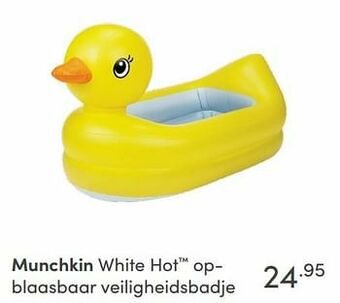 Baby & Tiener Munchkin white hot™ opblaasbaar veiligheidsbadje aanbieding